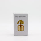 Touch Lamp, Silver Mushroom Dome, USB-C Rechargeable