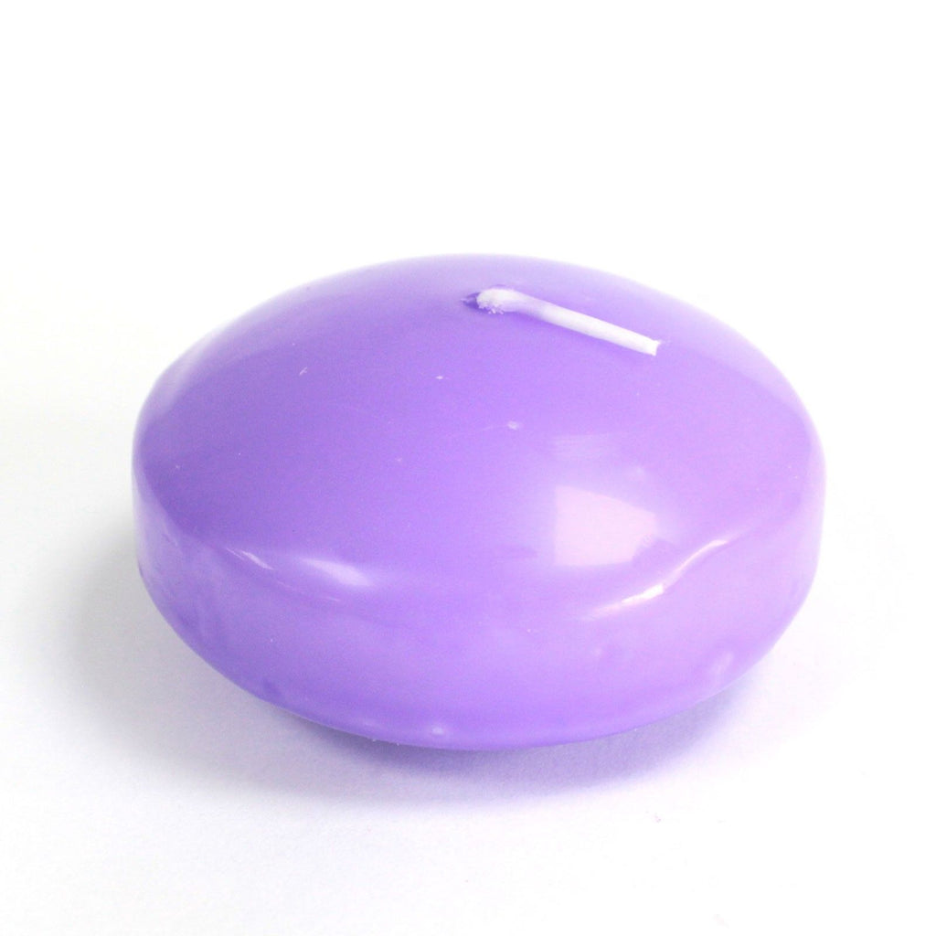 Large Lilac Floating Candles - Pack of 3