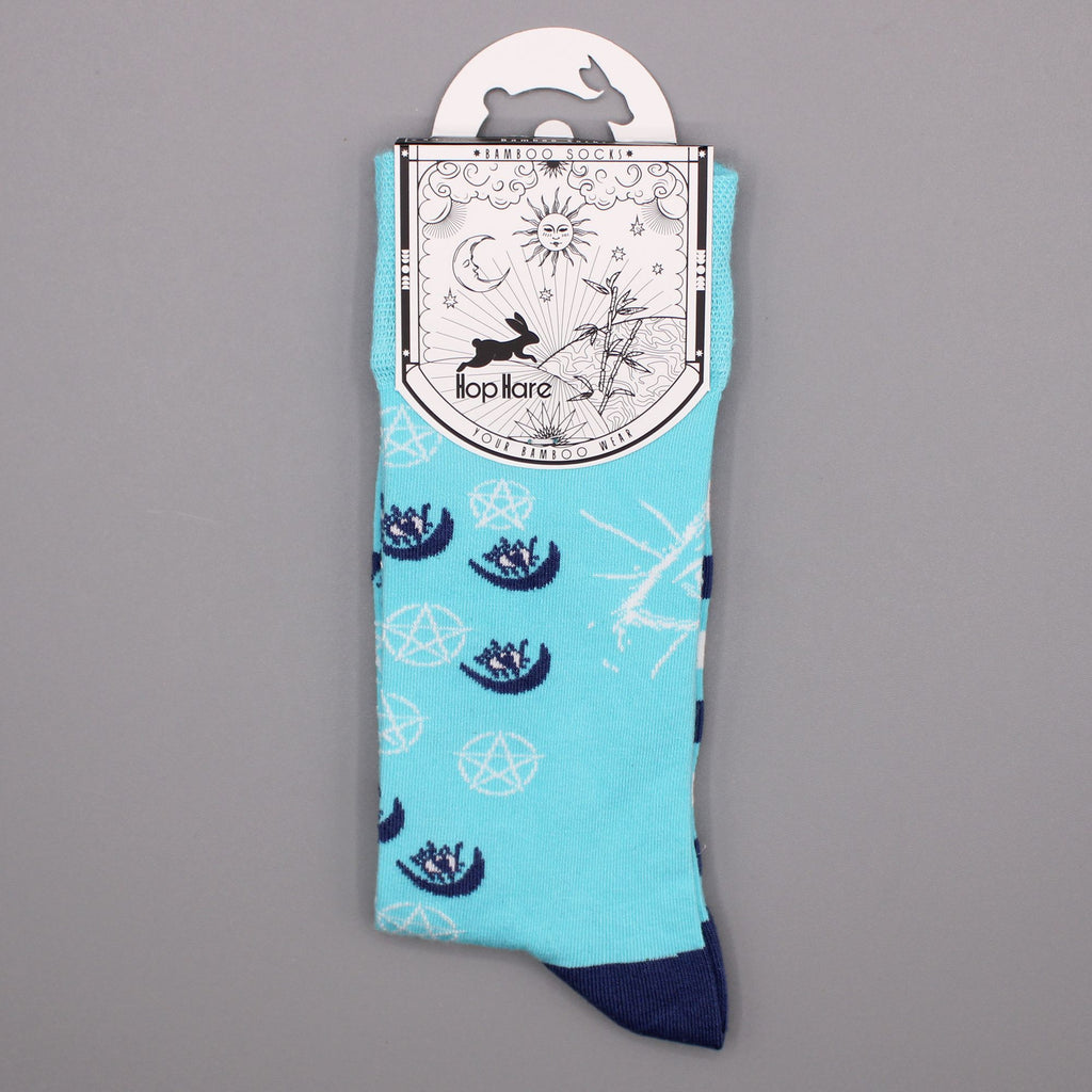 Hop Hare Bamboo Socks (36-40) - Pentagram and Evil Eye – view 6