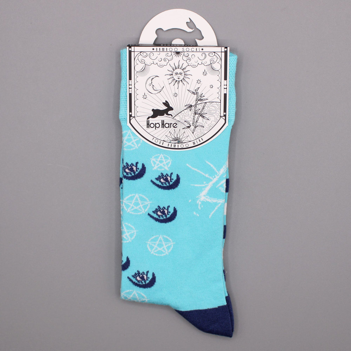Hop Hare Bamboo Socks (36-40) - Pentagram and Evil Eye – view 6