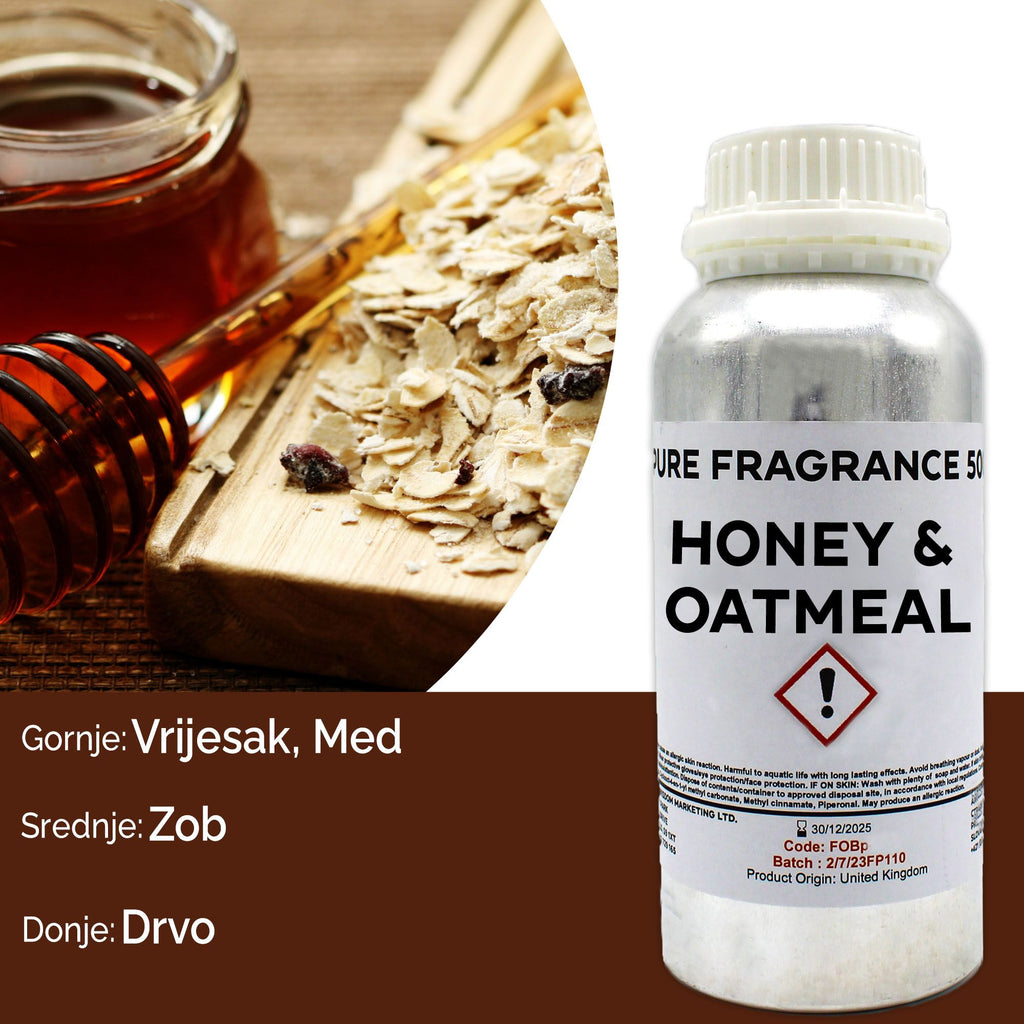 Honey & Oatmeal Pure Fragrance Oil - 500ml – view 4