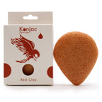 Teardrop Konjac Sponge - Red Clay – view 5