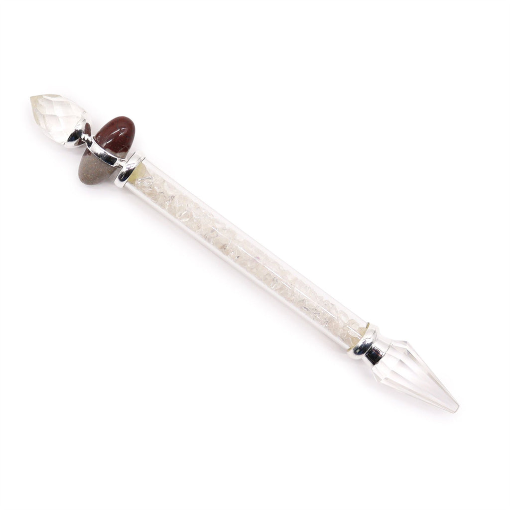 Clear Quartz Shiva Lingam Magic Wand - Wisdom