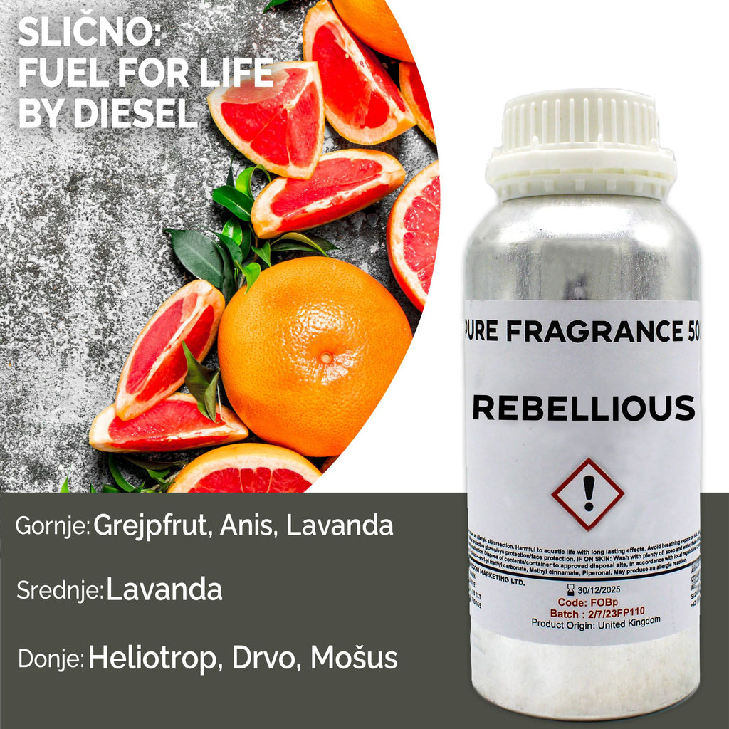 Rebellious Pure Fragrance Oil - 500ml – view 3