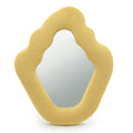 Squiggly Flame Mirror - Marigold - 23 x 27.5 cm