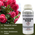 Summer Rose Pure Fragrance Oil - 500ml