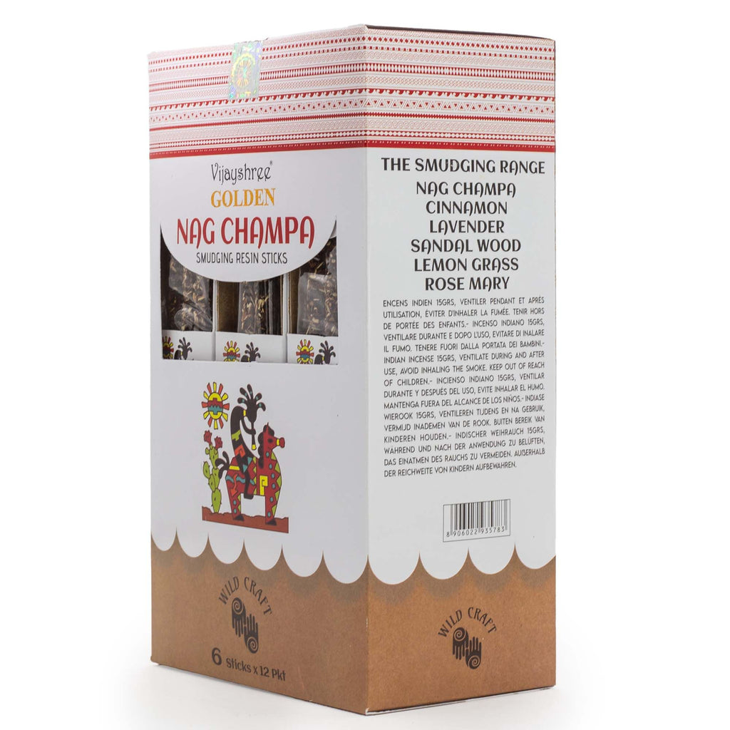 Golden Nag Champa Smudging Resin Sticks - 30g – view 9