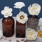 Sola Wood Lotus Diffuser Flowers on String, Large, Set of 4 – view 2