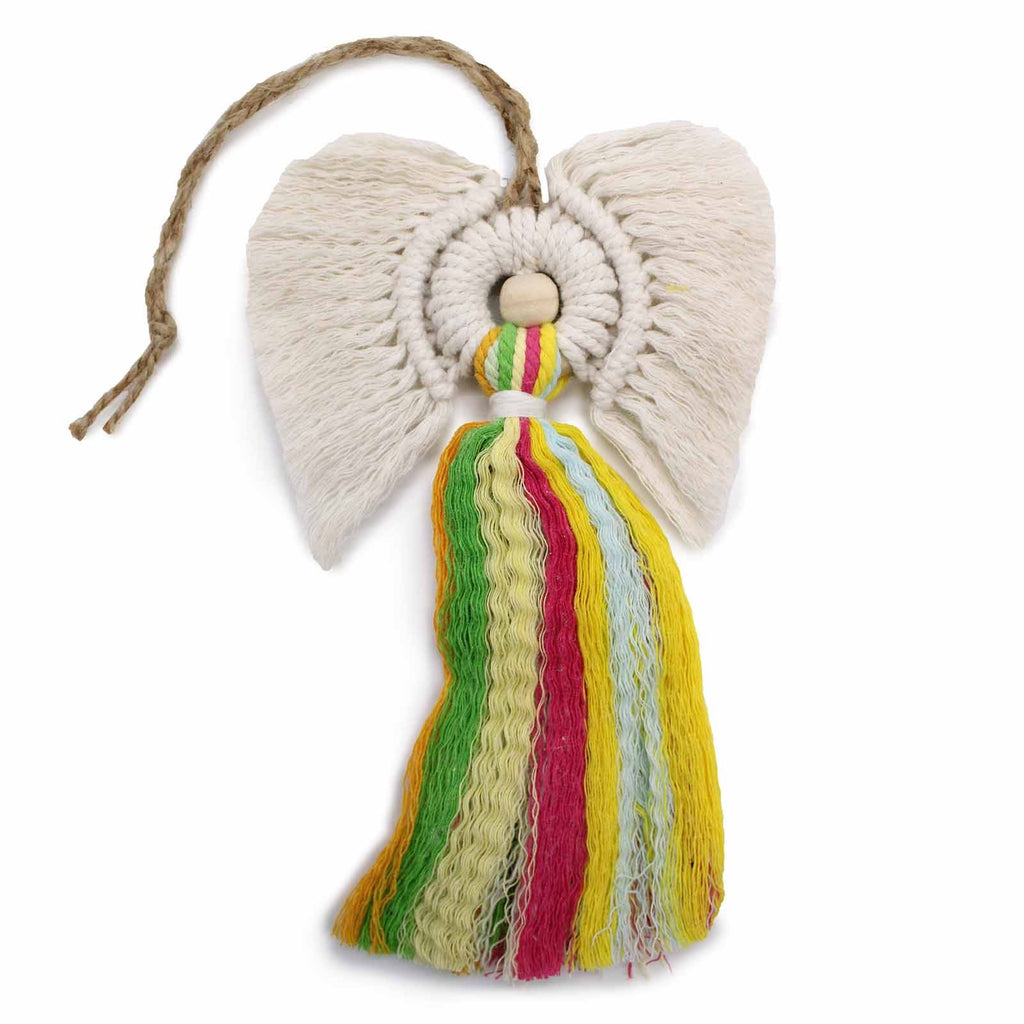 Hati-Hati Macrame Angel - Rainbow – view 6