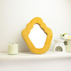 Squiggly Flame Mirror - Marigold - 23 x 27.5 cm – view 4