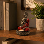 Red Buddha Candle Holder - Medium – view 3