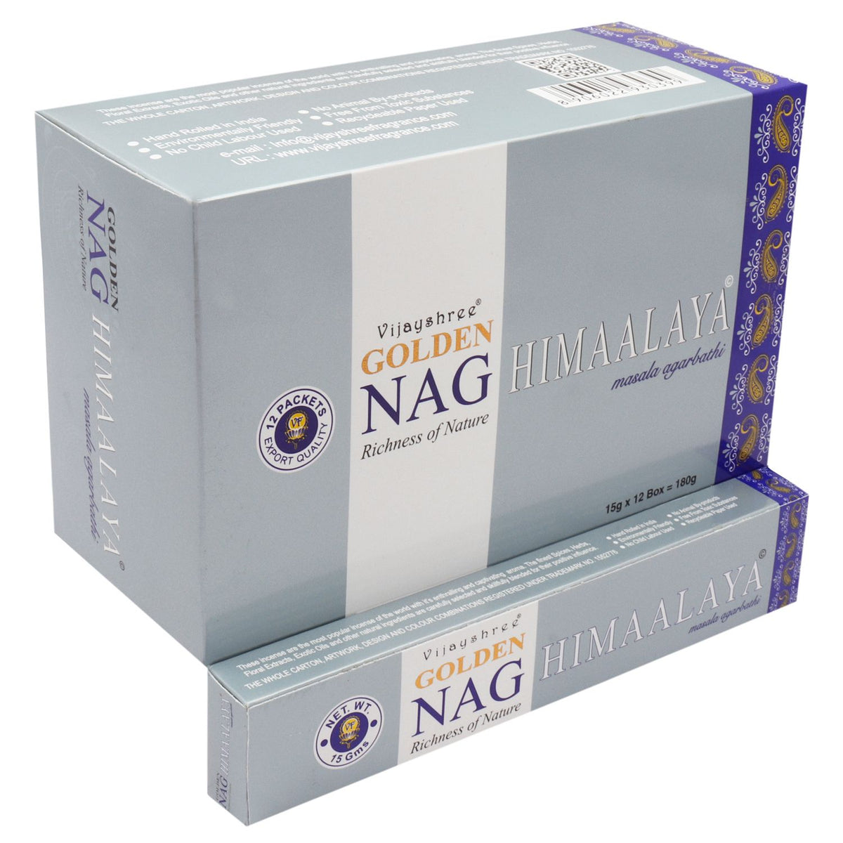 Golden Nag Himalaya Incense Sticks 15g Pack – view 2