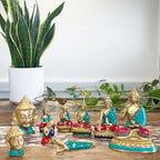 Brass Buddha Figure - Medium Head - 8 cm – view 4