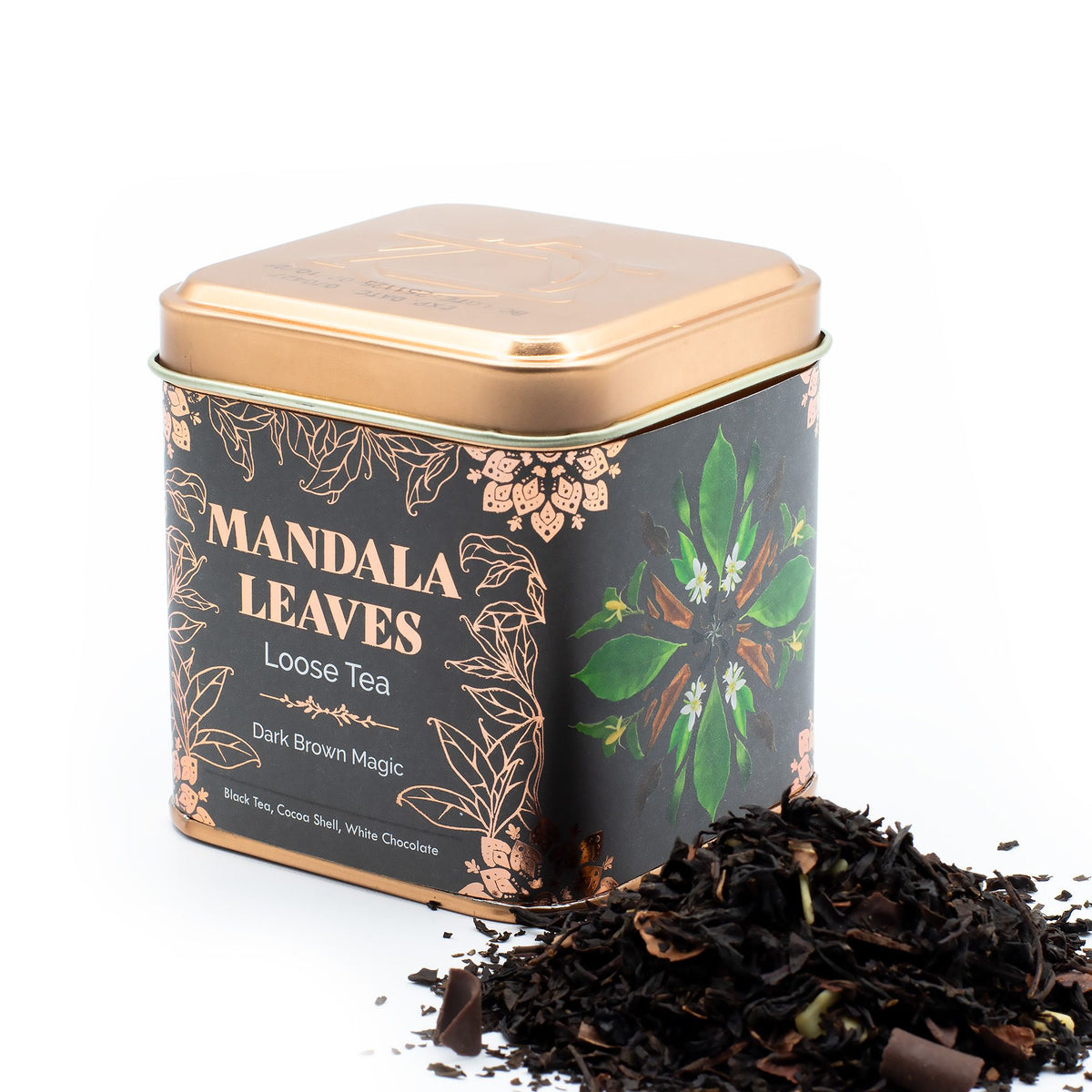 Dark Brown Magic Chocolate Black Tea Tin 50g – view 7