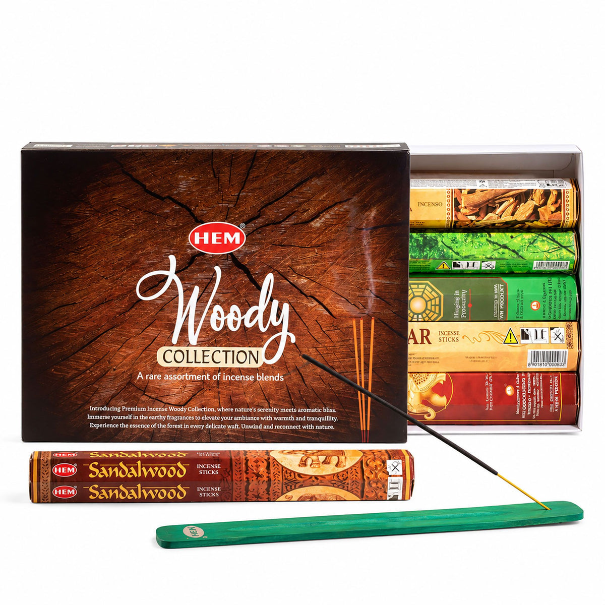 HEM Woody Incense Collection with Holder – view 2