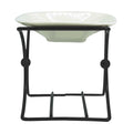 Square Ceramic and Metal Oil Burner Stand