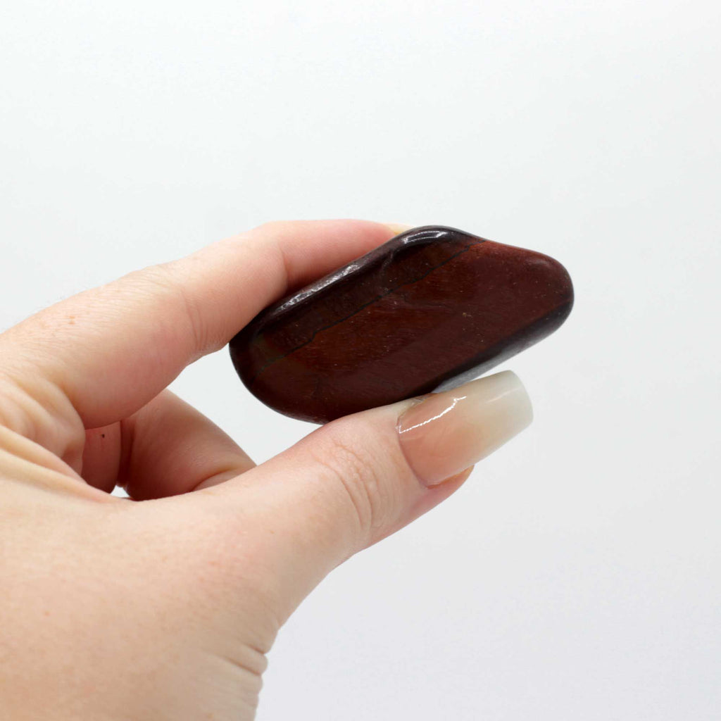 Bag of 6 Large African Tumble Stones - Red Tiger's Eye – view 2