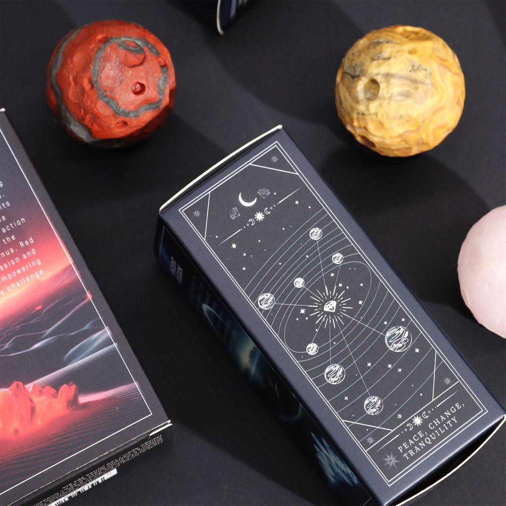Yellow Jade Planet on Goldstone Stand - 40mm – view 10