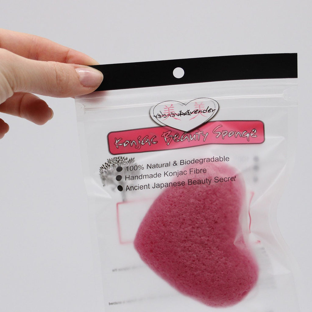 Konjac Heart Sponge - Peach – view 2