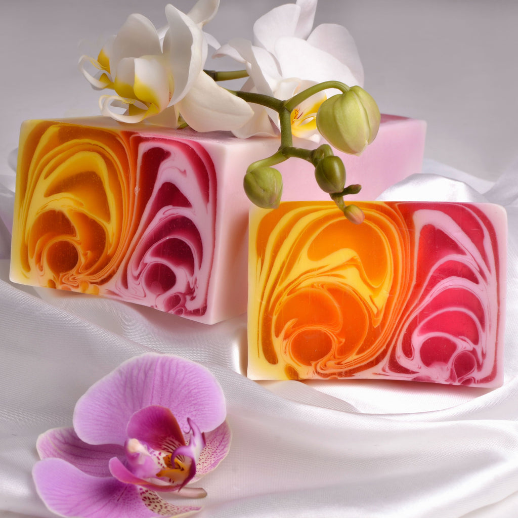 Hand-Crafted Soap Slice - Orchid - 115g approx