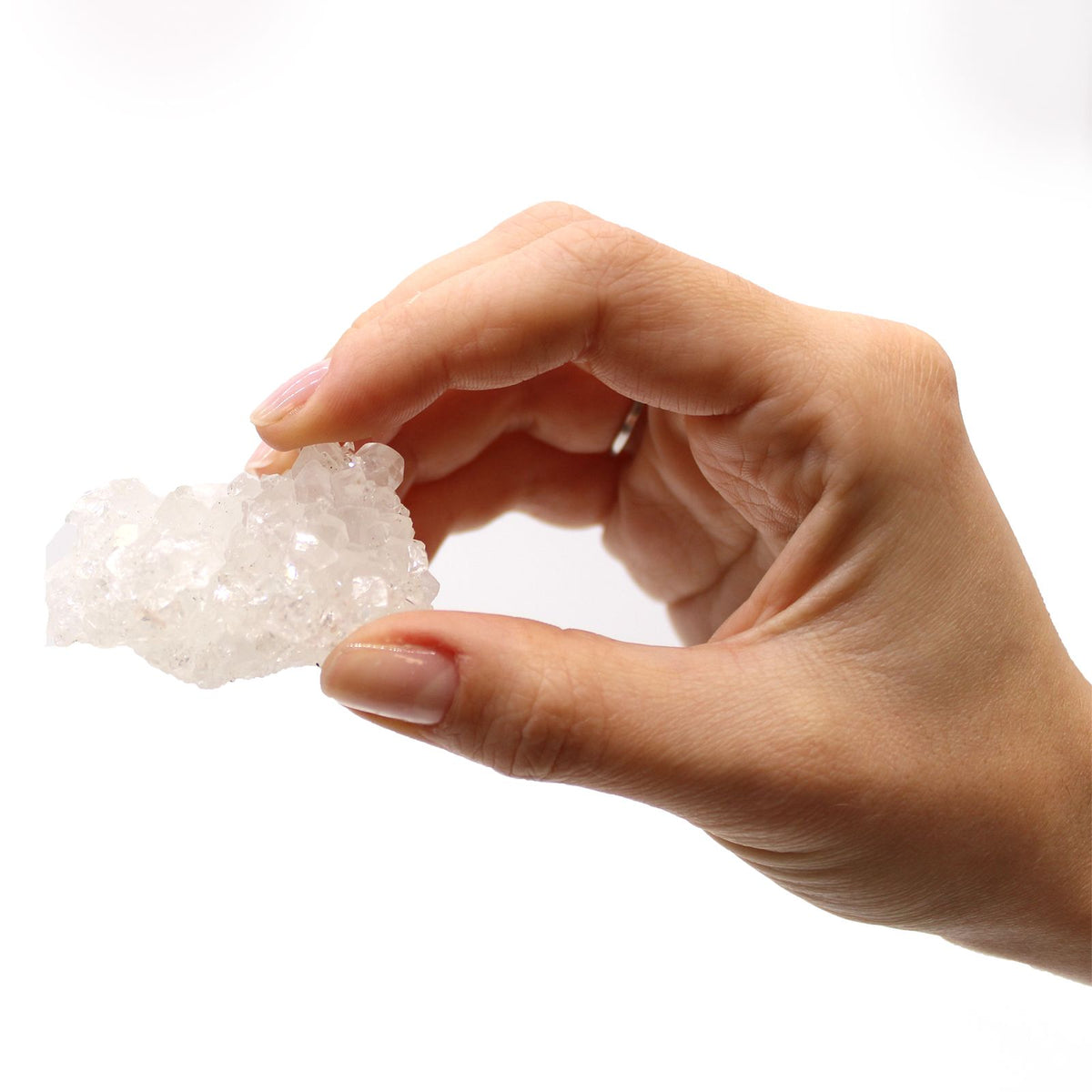 White Apophyllite Cluster Specimens 20-30mm, Set of 6 – view 11