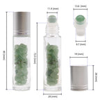Aventurine Roller Bottle with Silver Cap, 5ml – view 2