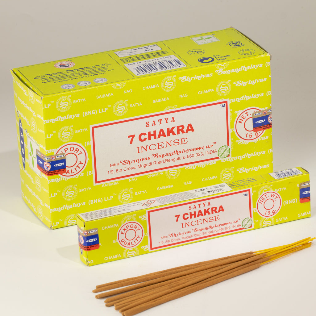 Satya 7 Chakra Incense Sticks – view 2