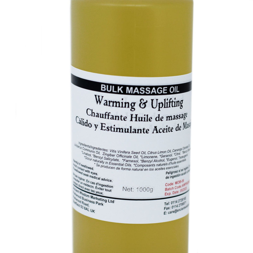 Warm and Uplifting 1kg Massage Oil with Ylang Ylang