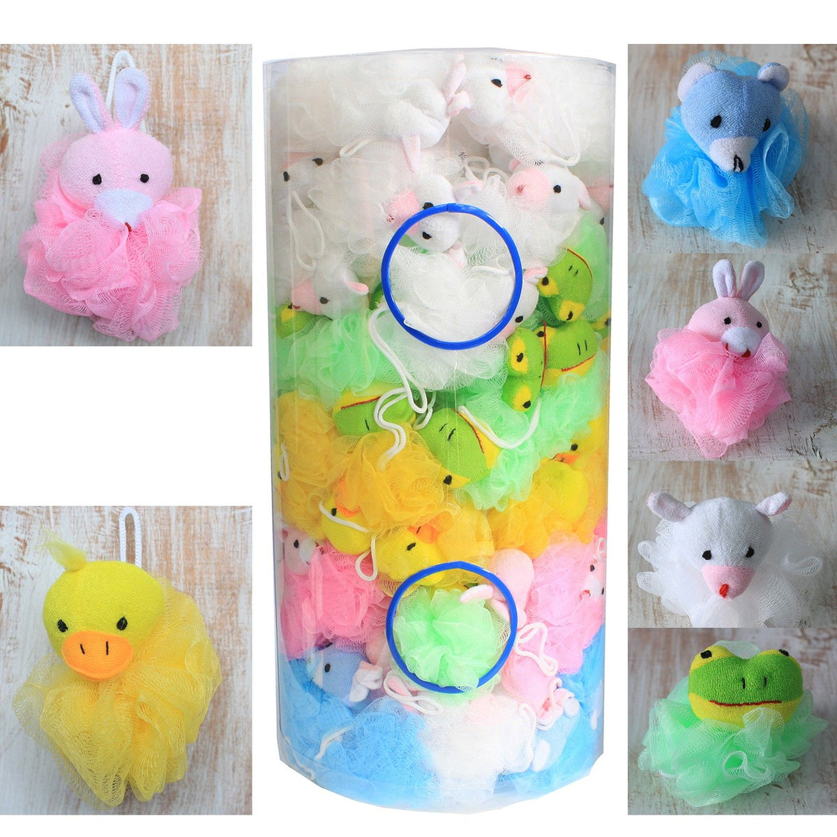 Cotton Animal Bath Scrunchie – view 4