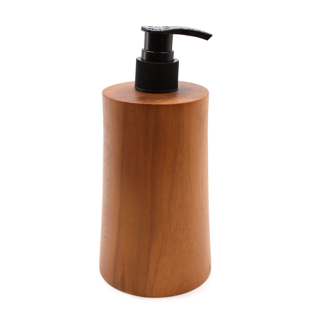 Natural Teakwood Soap Dispenser - Taper – view 4