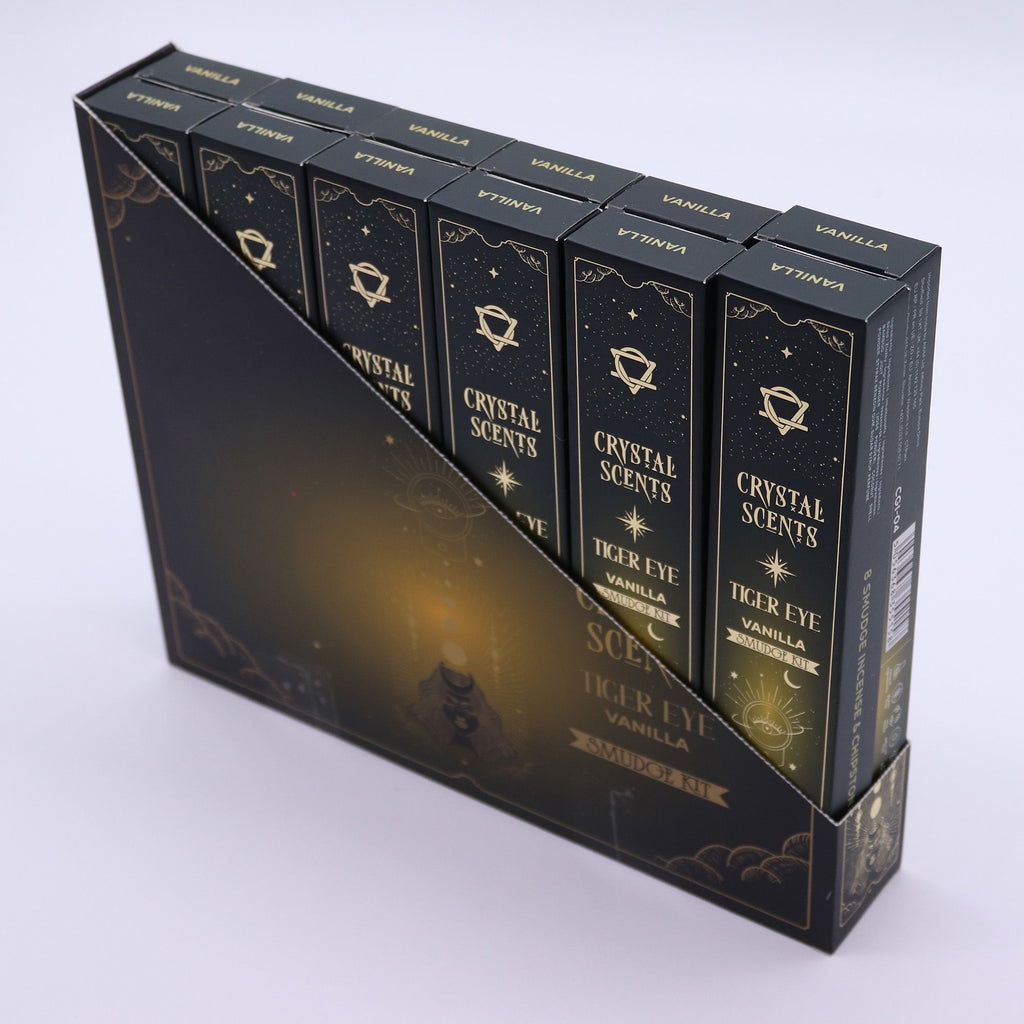 Tiger Eye Crystal Scents Smudge Incense Sticks - Vanilla – view 3