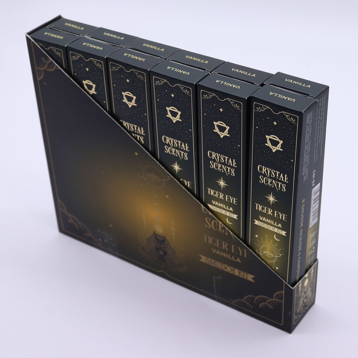 Tiger Eye Crystal Scents Smudge Incense Sticks - Vanilla – view 3