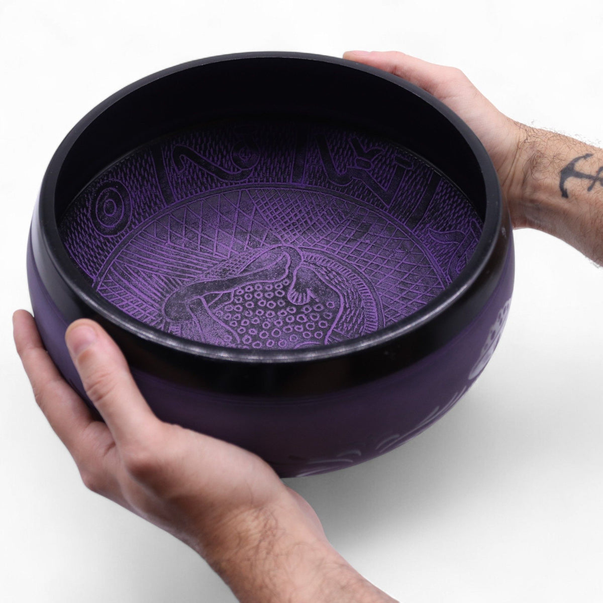 Extra Loud Mushroom Singing Bowl - Purple Haze (23x10.5cm) – view 11