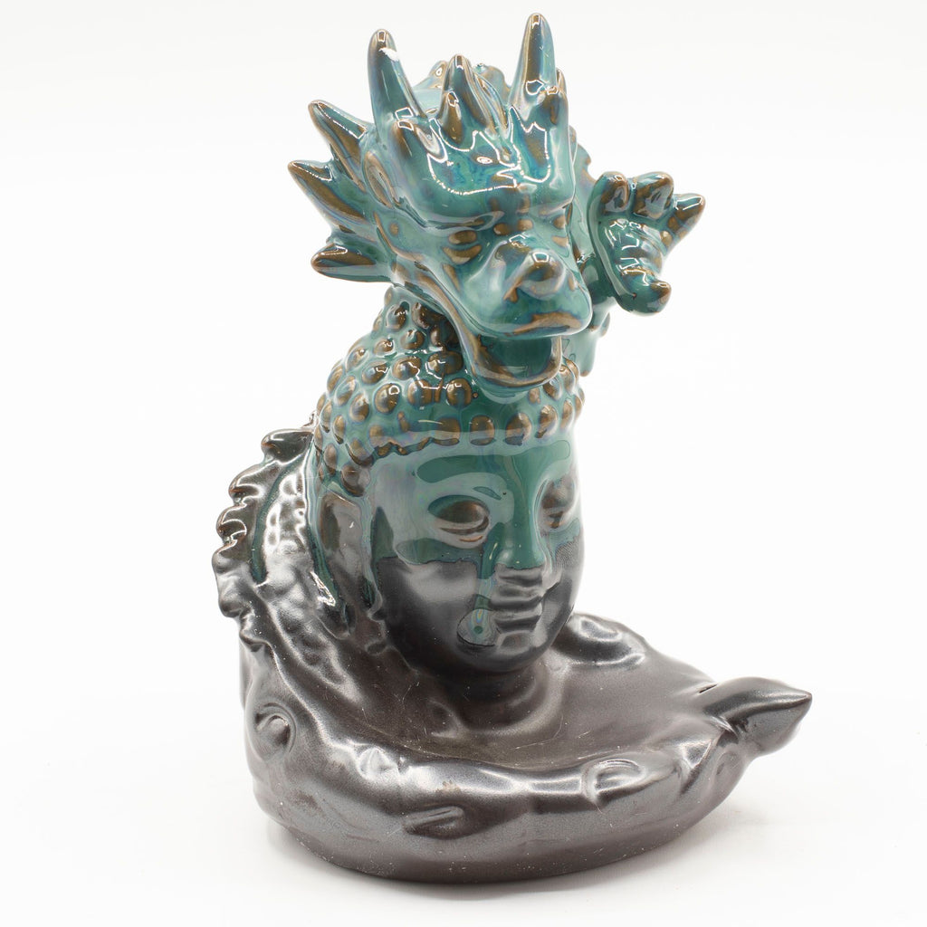 Backflow Incense Burner - Dragon Over Buddha – view 4