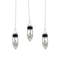 Shadow Seer Pendulum - Obsidian & Quartz