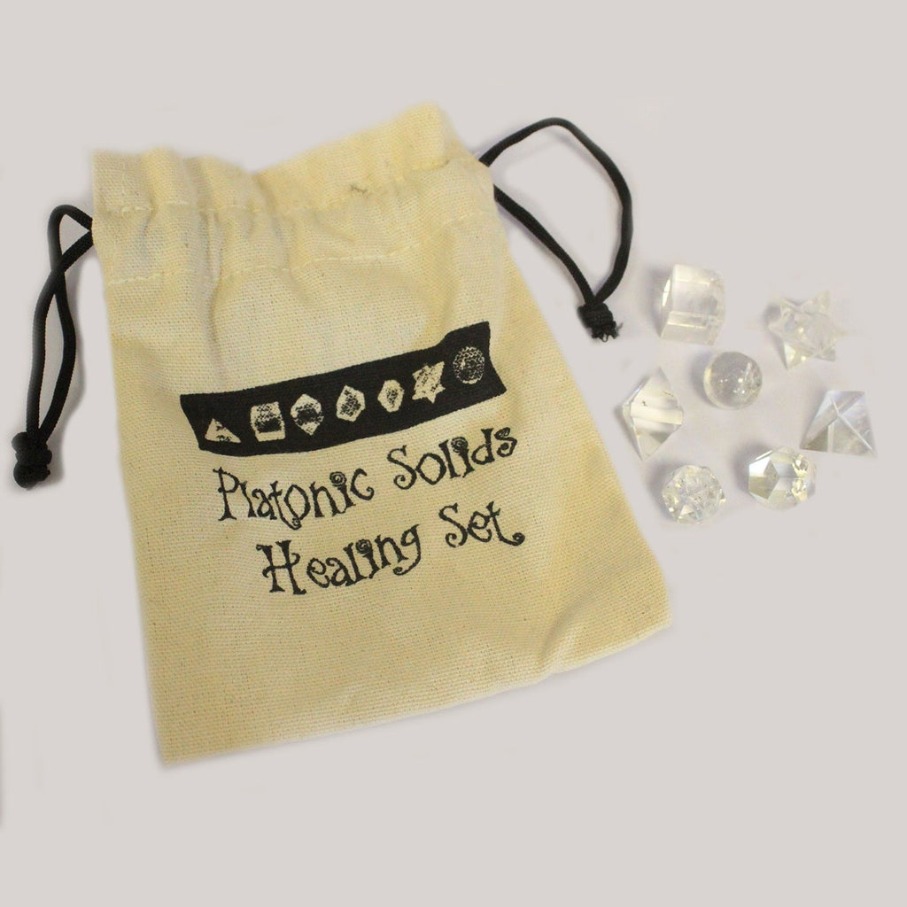 Geometric Crystal Set of Seven Pieces – view 2