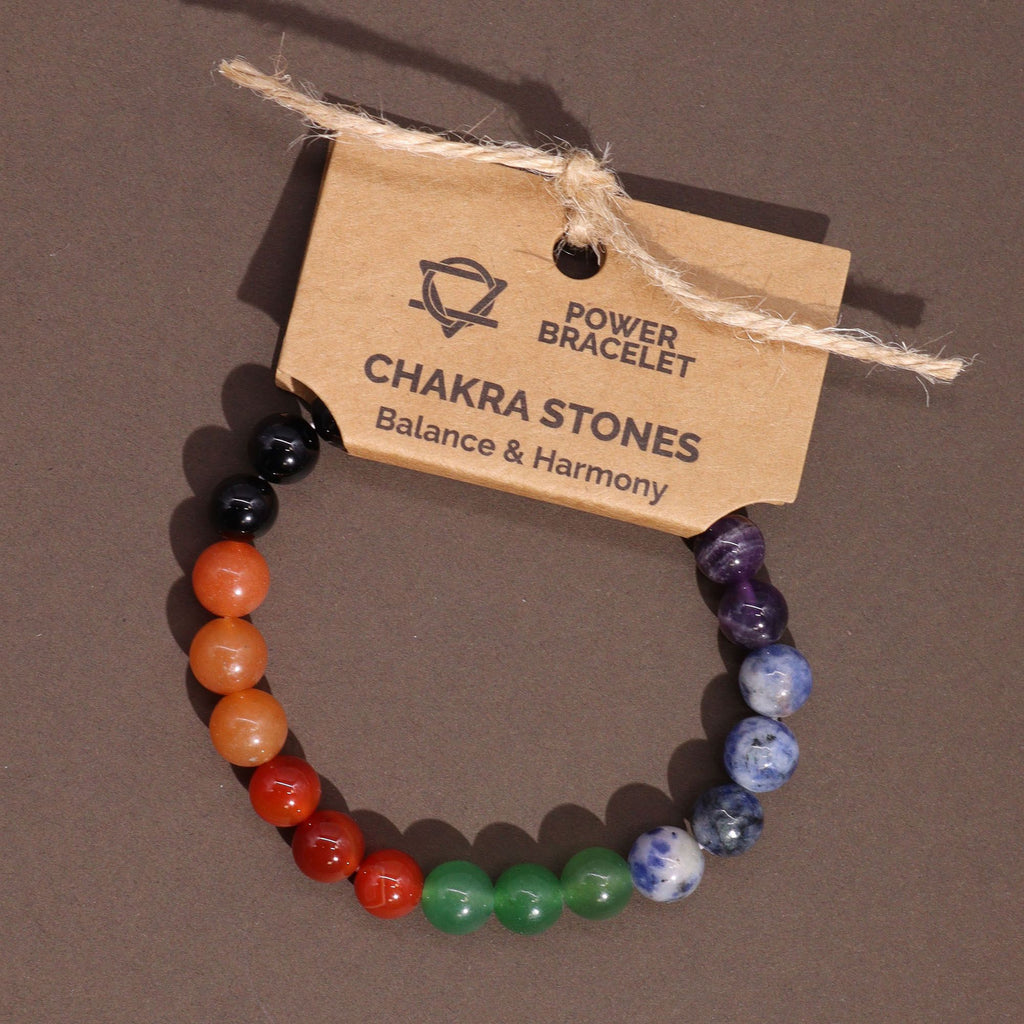 Power Bracelet - Seven Chakra Stones – view 4