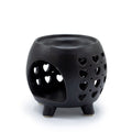 Squat Multi Hearts Oil Burner - Matt Black