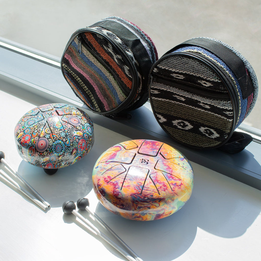 Small Happy Drum Atlas Design - 13x9cm