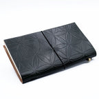 Leather Journal - Flower of Life - Green (80 pages) – view 3