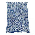Handmade Indigo Throw - 170x120cm - Namoona Waves – view 4