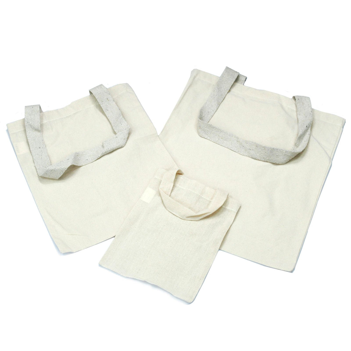 Medium Natural Cotton Bag 35x30cm – view 4