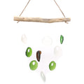 Recycled Glass Bottle Wind Chime - Assorted Colours