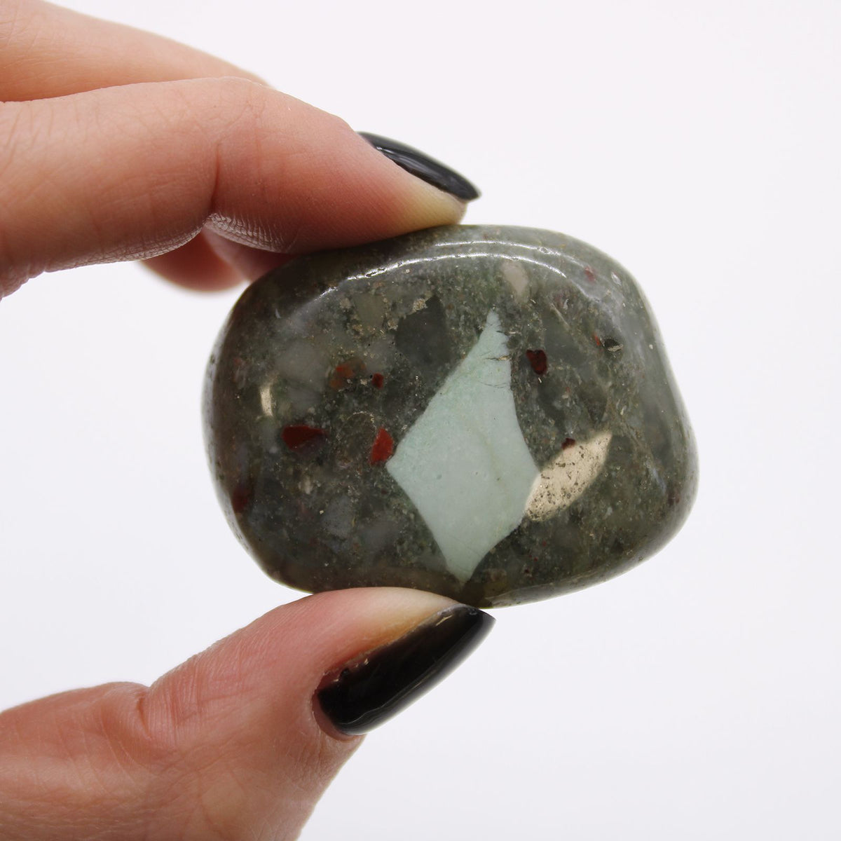 Bag of 6 Large African Tumble Stones - Bloodstone – view 2