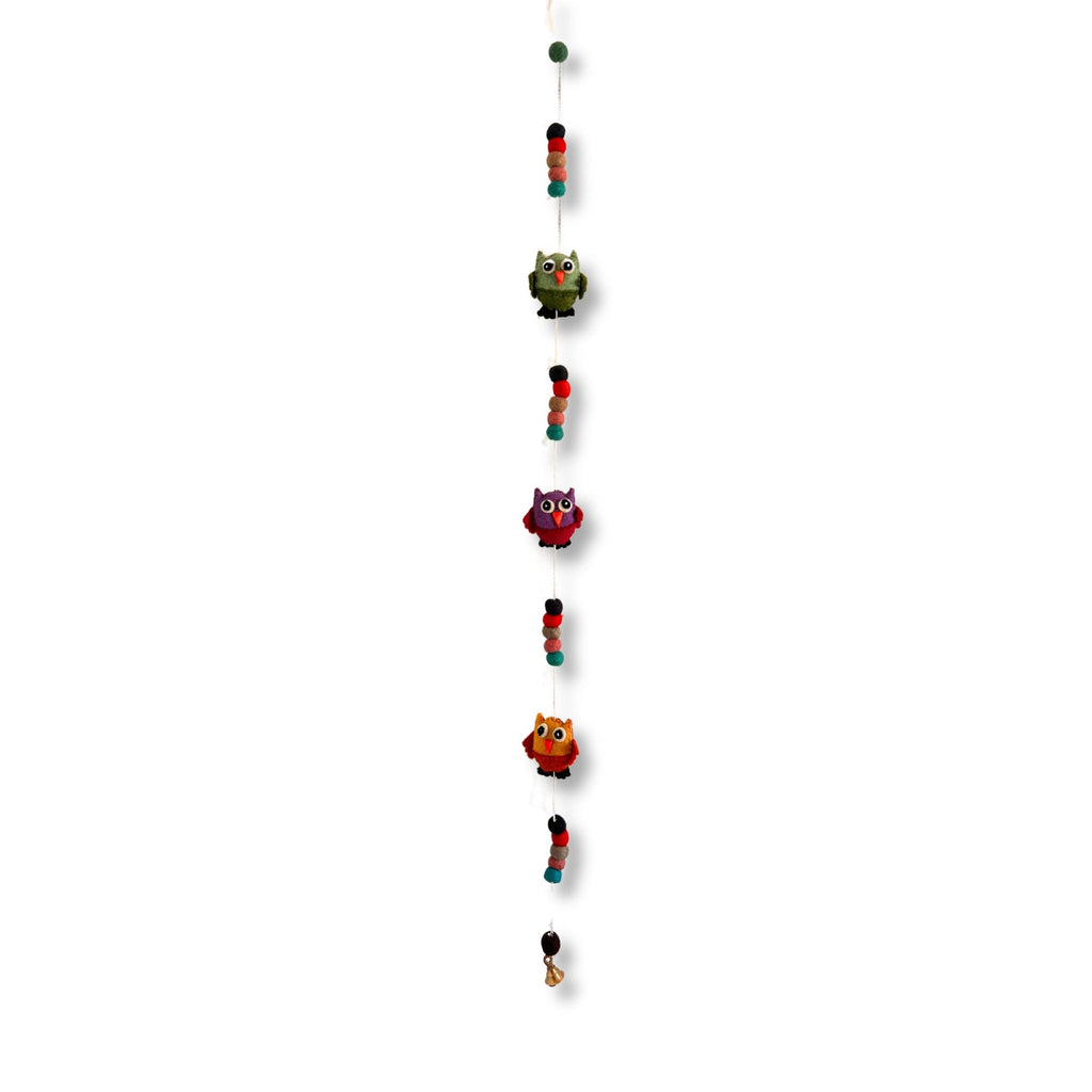 Felt Wall Hanging 110cm - Owls, Random Colours – view 4
