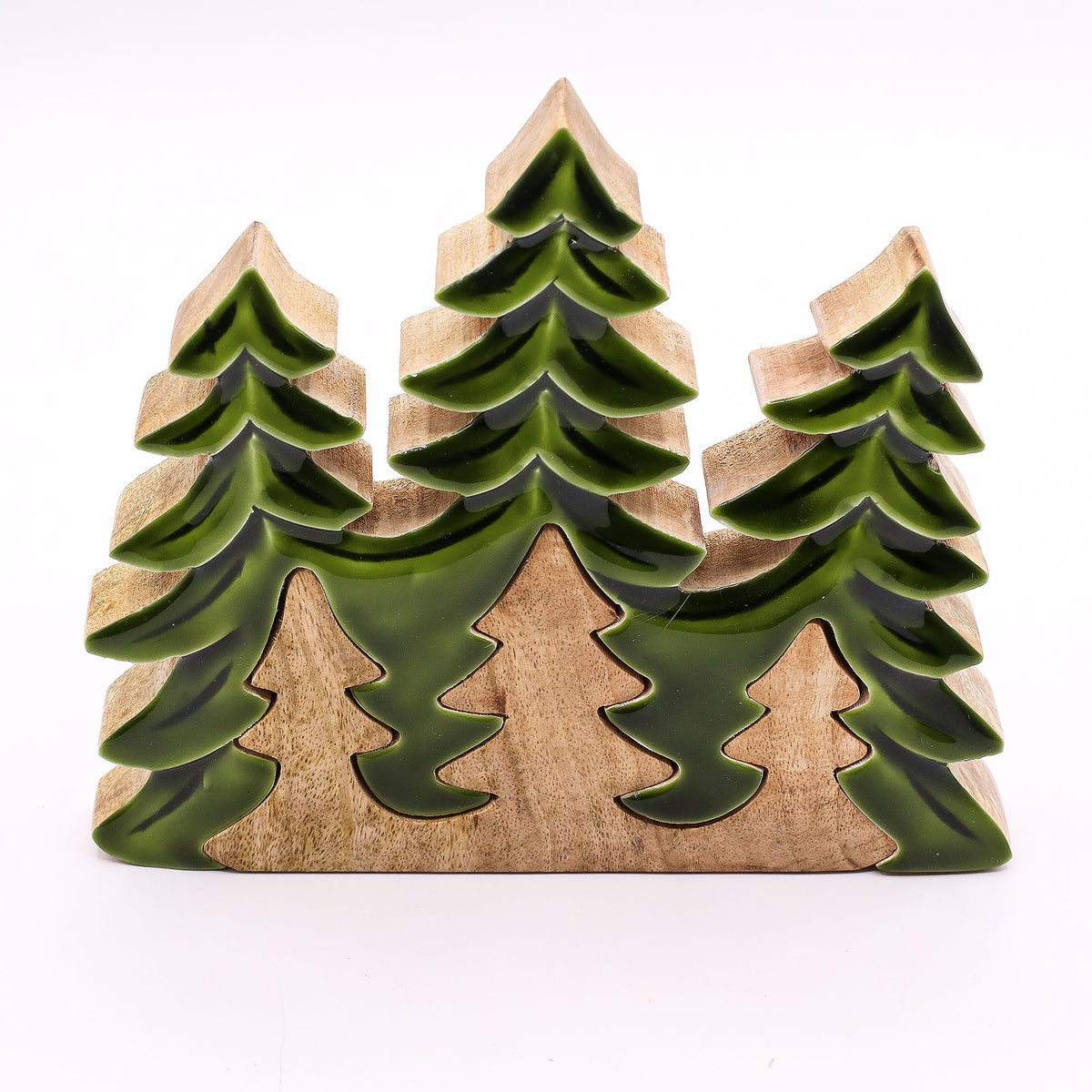 Three Trees 3D Wooden Decoration - 20 x 23 cm – view 5