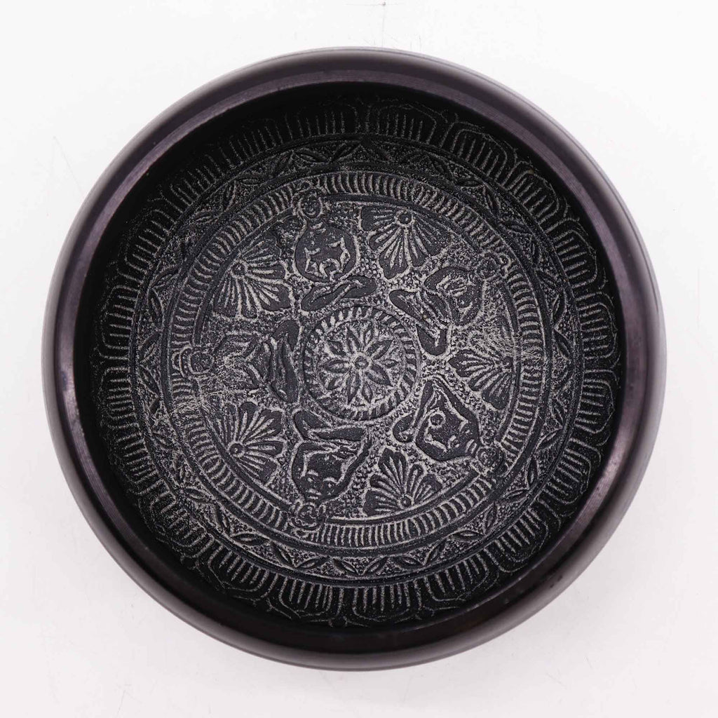 Earth Powder Singing Bowl - Om Five Buddha (16cm) – view 3