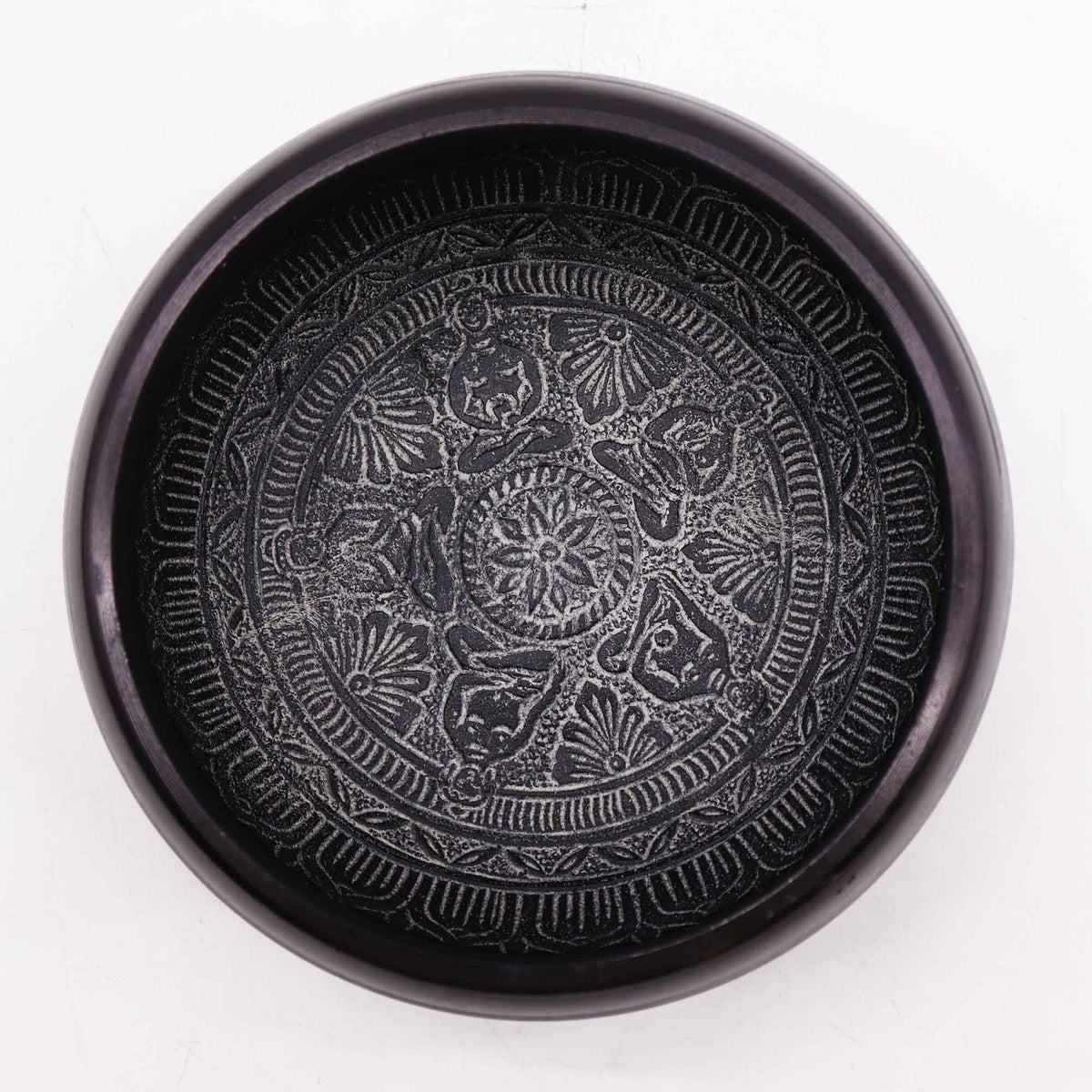 Earth Powder Singing Bowl - Om Five Buddha (16cm) – view 3