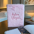 Pink Faux-Fur Dream Journal, Before I Forget, 80 Pages – view 3