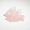 Indian Rose Quartz Gemstone Point approx 6cm, pack of 8 pieces
